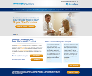 washington dc orthodontists, dental website design, invisalign
