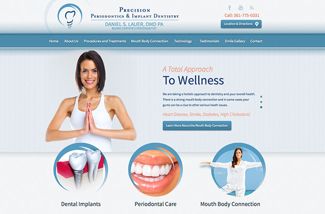 palm beach periodontist,implant dentistry,palm beach dentistry,dental website design,dr daniel lauer