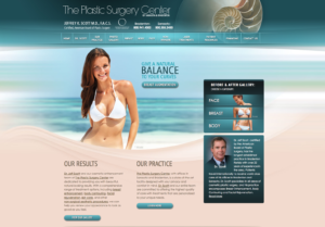 medical website design, breast augmentation, plastic surgeon in sarasota, dr jeffrey scott