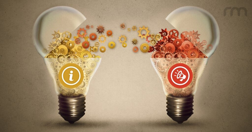 Benefits of informational vs promotional content