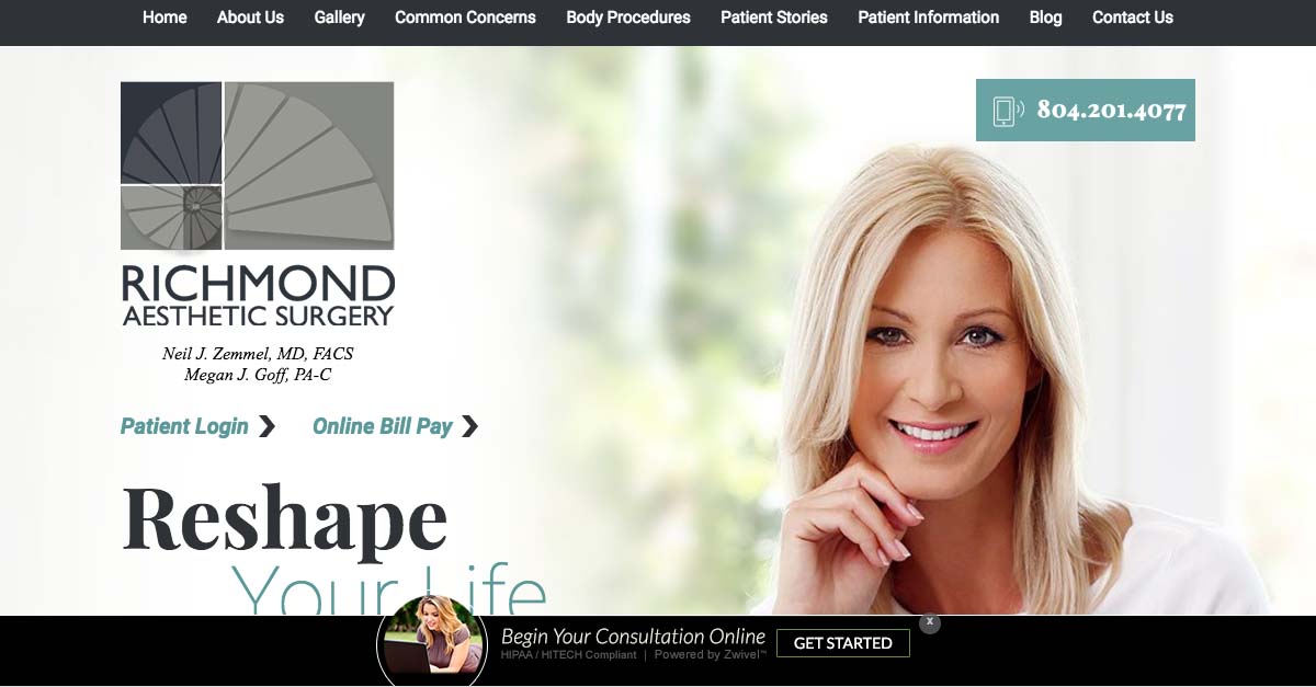 Richmond Aesthetic Surgery Launches Tummy Tuck Specialty Site
