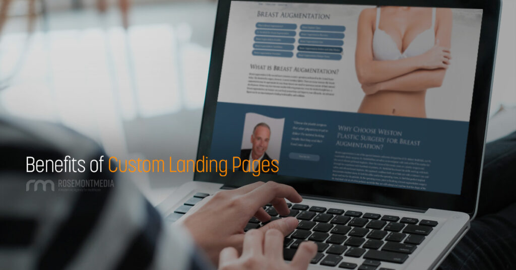 Benefits of custom landing pages