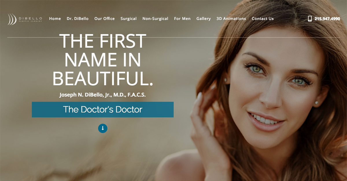 Philadelphia Plastic Surgeon Dr. Joseph DiBello Launches a New Website for His Practice