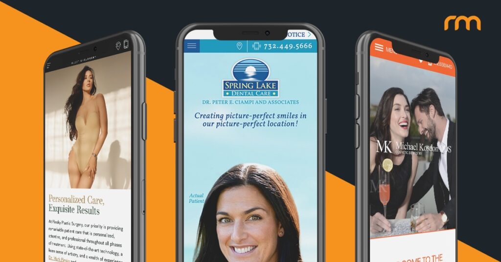 Why is it important for doctors and dentists to have a mobile-friendly website?