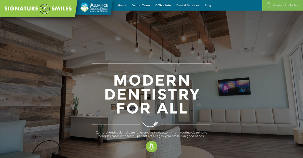 Signature Smiles Launches New Website Design