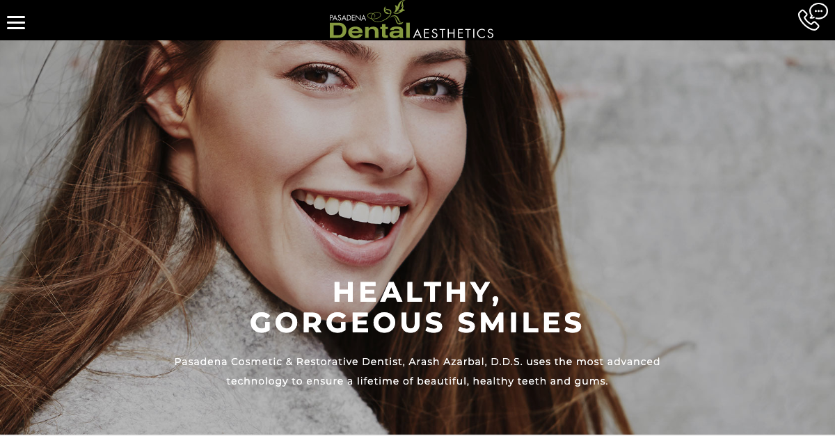 Pasadena Dental Aesthetics unveils a new, responsive website for viewers looking for dental treatment services.