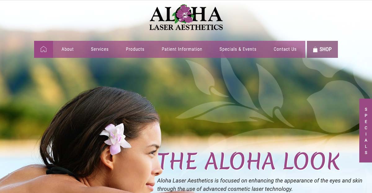 Dr. Alan Faulkner of Aloha Laser Aesthetics in Honolulu discusses the medical spa’s new state-of-the-art website