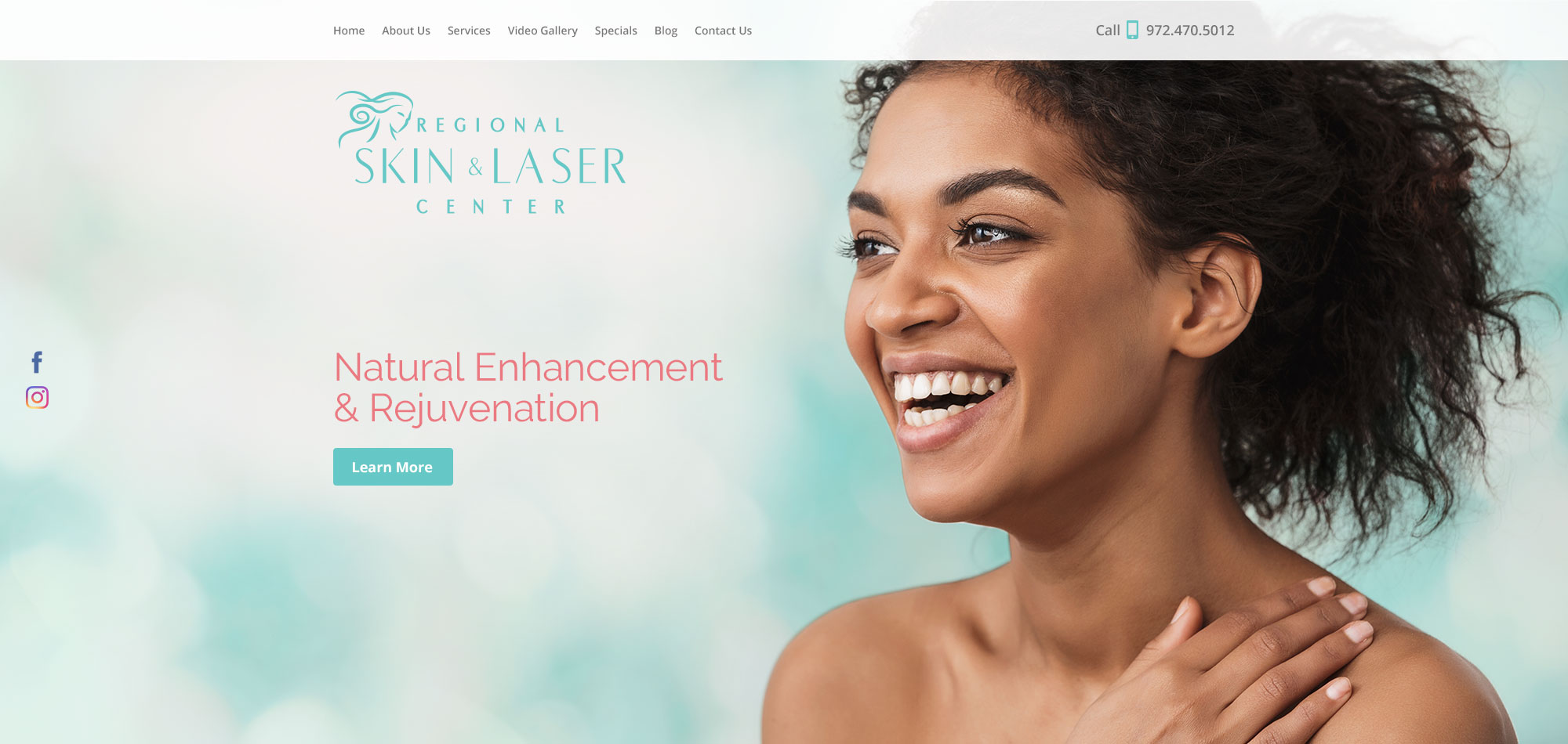 Rosemont Media created a new custom medical website for Regional Skin & Laser Center in Richardson and Sherman, TX.