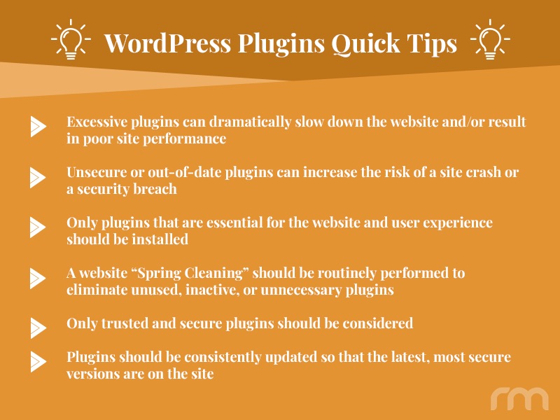 WordPress plugins Quick Tips from Rosemont Media