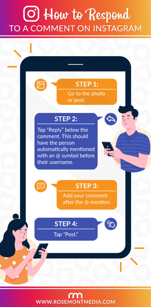 How to respond to an Instagram comment