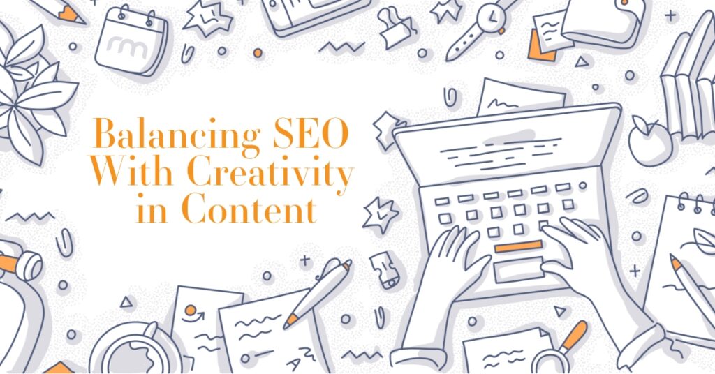 How to balance creativity with SEO in website content for doctors