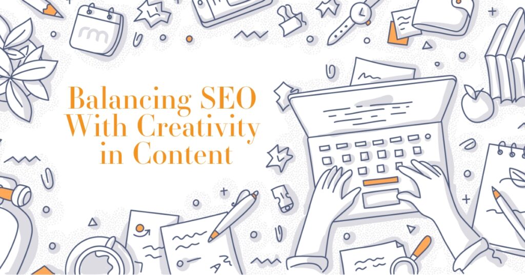 How to balance creativity with SEO in website content for doctors
