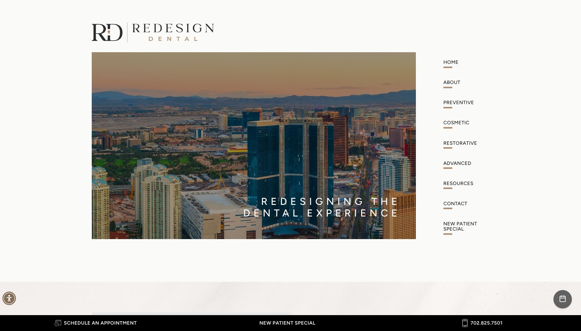 Las Vegas dentists at Redesign Dental have unveiled a redesigned website built around a modern, patient-first experience.